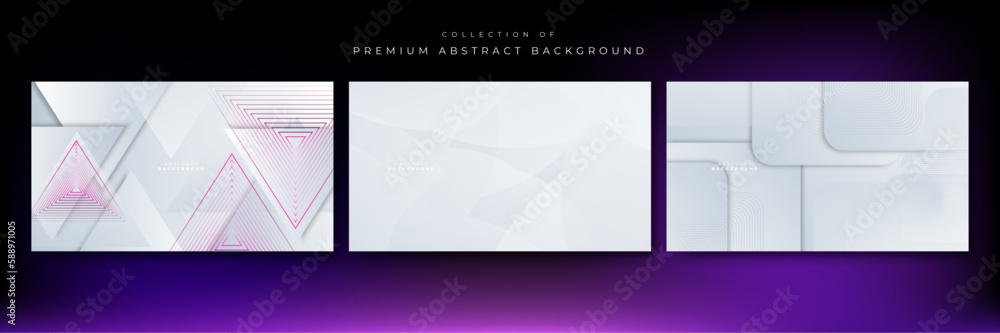Vector gradient dynamic abstract lines background white