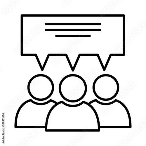 Group opinion feedback icons with black outline style. feedback, good, positive, rating, negative, customer, satisfaction. Vector illustration