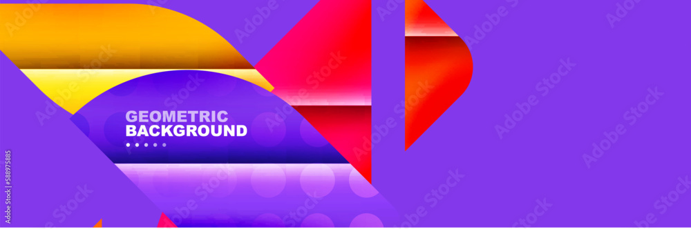 Abstract background with trendy composition and fluid gradients