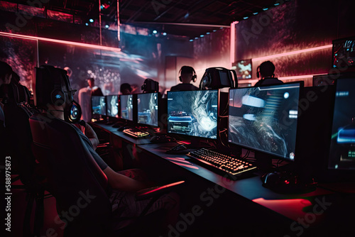 eSports competition. Generative AI