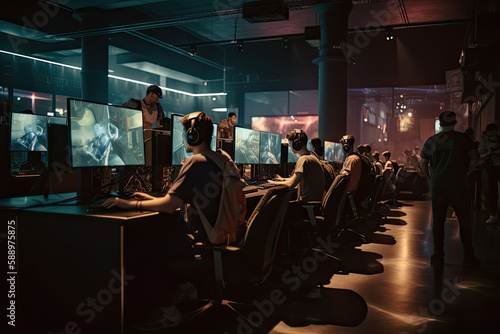 eSports competition. Generative AI