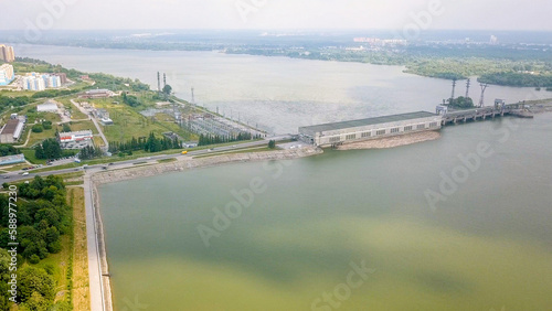 Novosibirsk Hydroelectric Power Plant is a hydroelectric power station on the Ob River in the Soviet district of the city of Novosibirsk, From Dron