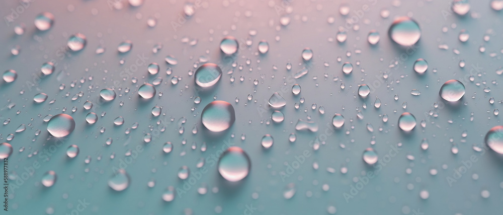 Water Droplets background texture, pastel
