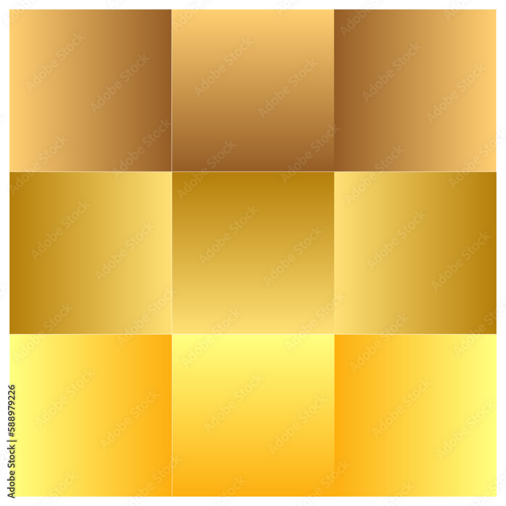 Obraz premium Ornament Gradient Gold Illustration vector graphic