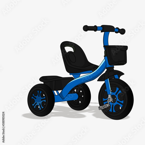 Kids tricycle Vectors And Illustrations