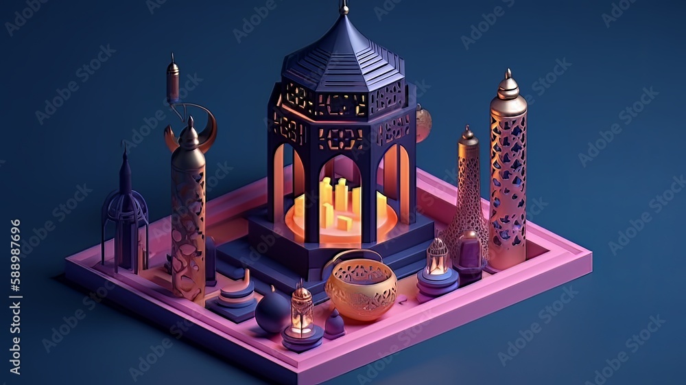Ramadan The ninth month of Islamic calendar Observed by Muslims around