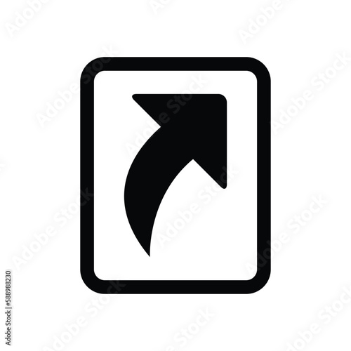 Shortcut vector icon