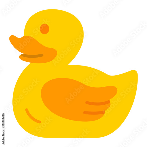 Duck Flat Icon