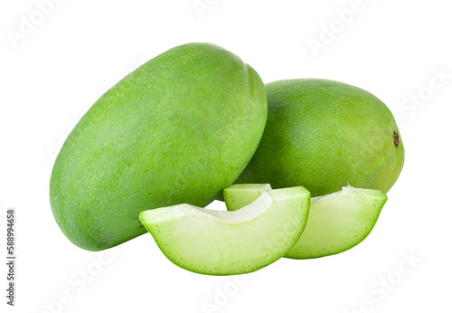 Wallpaper Mural green mango on  transparent png Torontodigital.ca