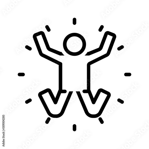 Black icon for Exciting