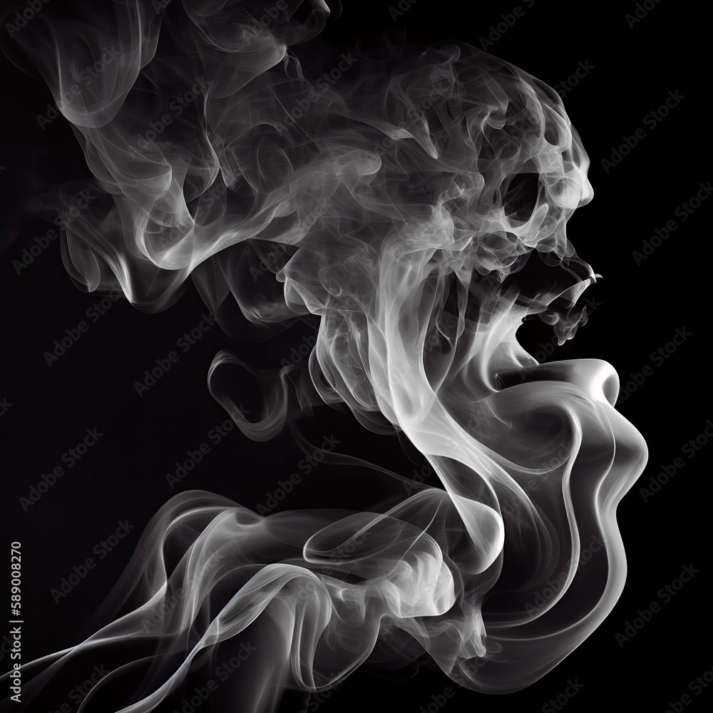 Obraz premium smoke. Generative AI