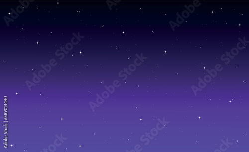 Star universe background, Blue Sky, Stardust in deep universe, Vector Illustration.