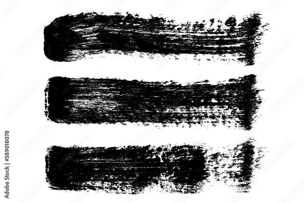 Set of ink black abstract paint stroke isolated on white background. Paint droplets. Digitally generated image. Vector design elements, illustration, EPS 10. Set of ink black abstract paint stroke isolated on white background. Paint droplets. Digitally generated image. Vector design elements, illustration, EPS 10.