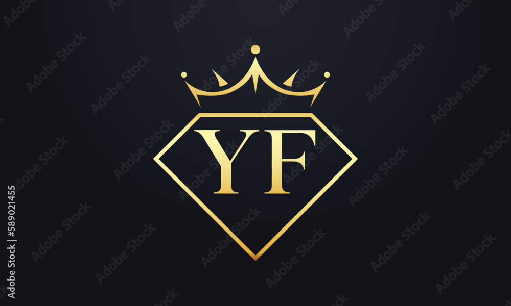 Diamond crown vector. Luxury queen logo for jewelry vector with letters Diamond crown vector. Luxury queen logo for jewelry vector with letters