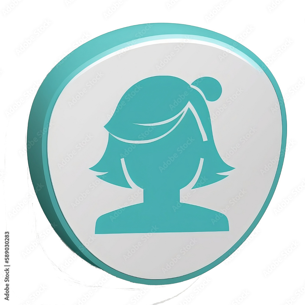 women's restroom toilet sign with isolated background (created with generative AI) women's restroom toilet sign with isolated background (created with generative AI)