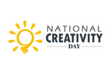 World Creativity Day Design suitable for poster, banner. vector Illustration