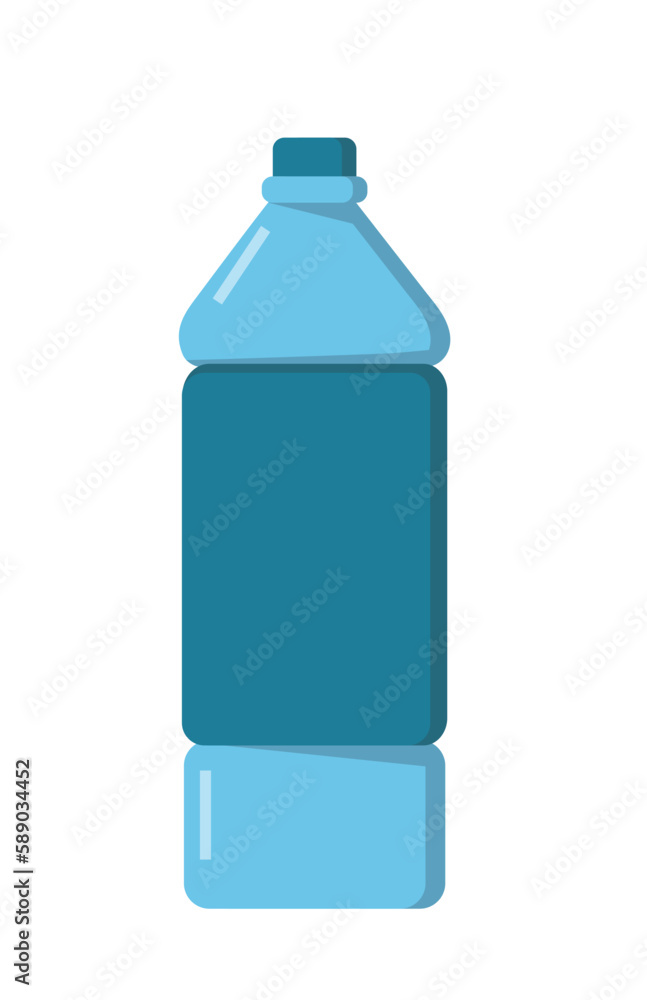 Concept Water bottle 2L This is a flat vector illustration of a plastic water bottle with a capacity of 2 liters. Vector illustration. Concept Water bottle 2L This is a flat vector illustration of a plastic water bottle with a capacity of 2 liters. Vector illustration.