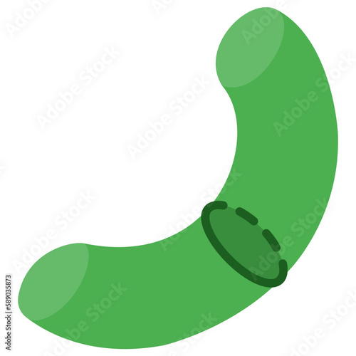 half torus flat icon