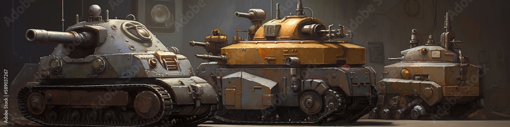 post-apocalyptic military tanks banner post-apocalyptic military tanks banner
