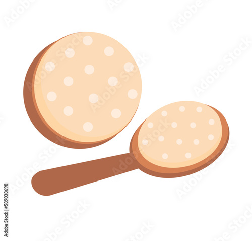 Concept Spa salon anti cellulite massager. This flat illustration concept is designed for use in web design and other digital applications, specifically for a spa salon. Vector illustration.