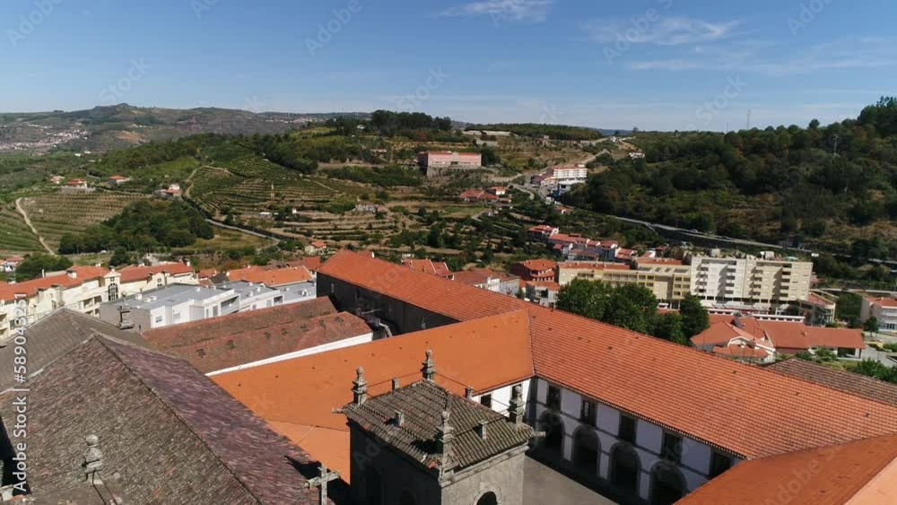 Old Cathedral and City of Lamego, Portugal Old Cathedral and City of Lamego, Portugal
