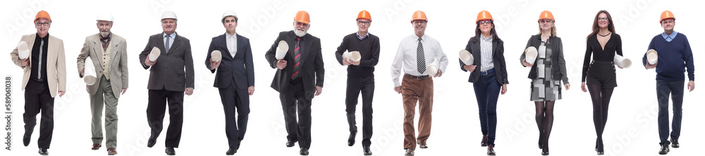 collage of successful architects walking towards the camera collage of successful architects walking towards the camera
