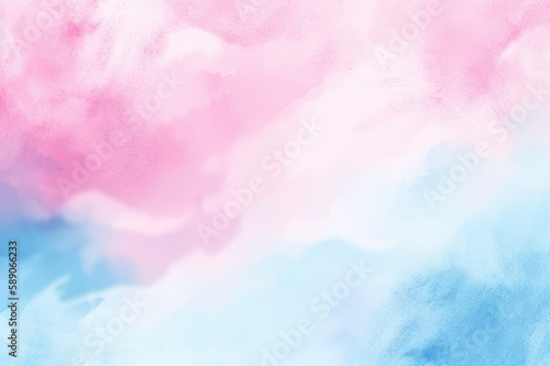 Pink and Blue Background for a Gender Reveal party announcement created with Generative AI technology