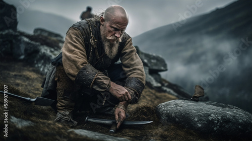 Medieval Viking warrior  © Jandrie Lombard