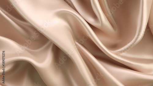 Silk satin background, texture of silk satin, generative ai