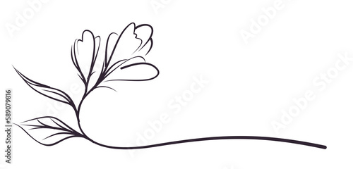 The symbol of a stylized garden flower.