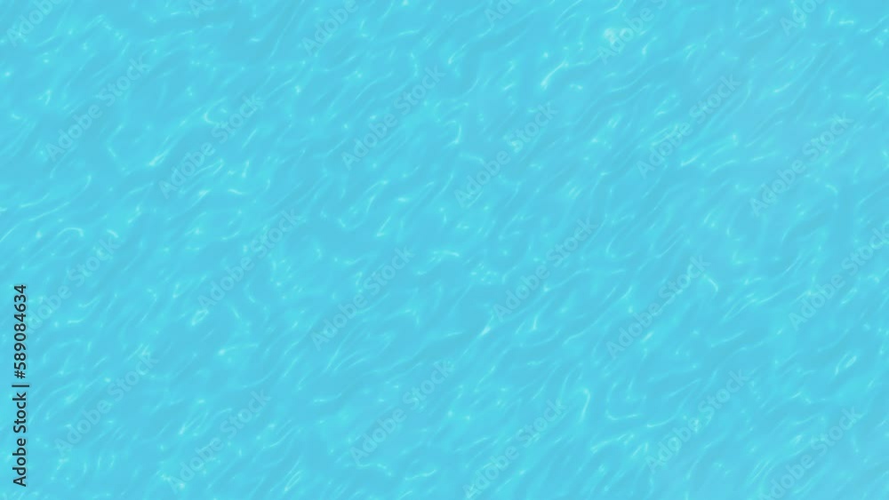 Sea surface animation. Swimming pool design. Beautiful blue water with ripples on the water surface. Sea surface animation. Swimming pool design. Beautiful blue water with ripples on the water surface.