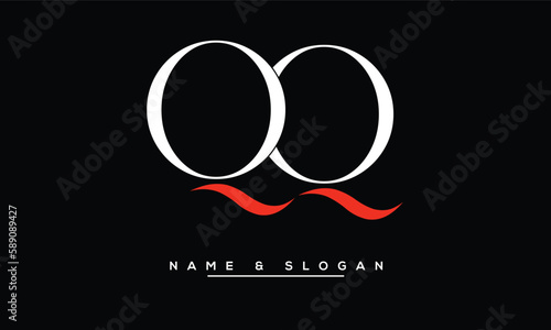 QQ  Abstract  Letters  Logo  Monogram