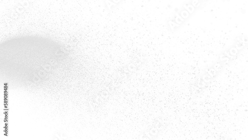 flying white powder isolated on transparent background 