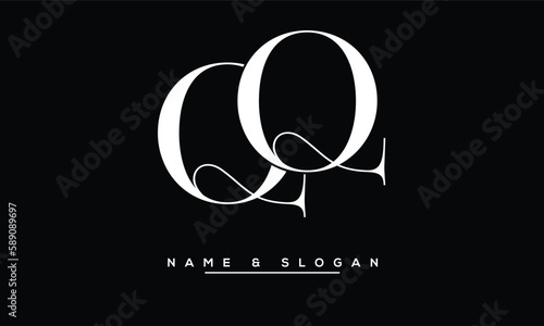 QQ  Abstract  Letters  Logo  Monogram