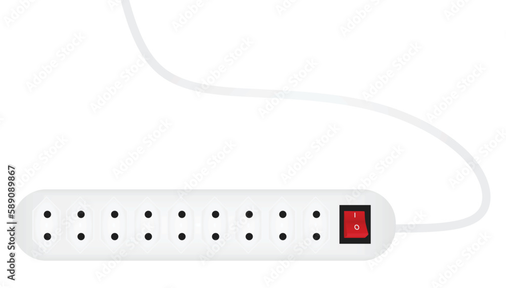 Electric plug socket, vector illustration Electric plug socket, vector illustration