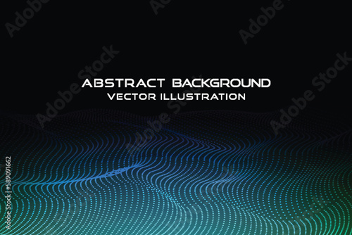Abstract technology line background vector illustration