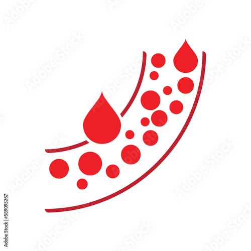 Blood illustration logo