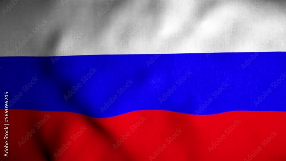 Russia Looped Flag Russia Looped Flag