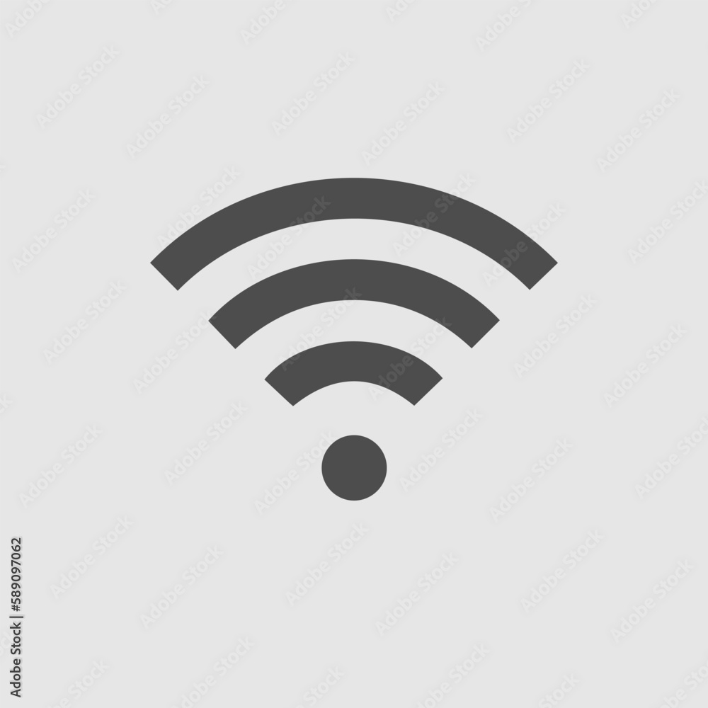 Wireless vector icon eps 10. Wi-fi symbol. Wireless vector icon eps 10. Wi-fi symbol.