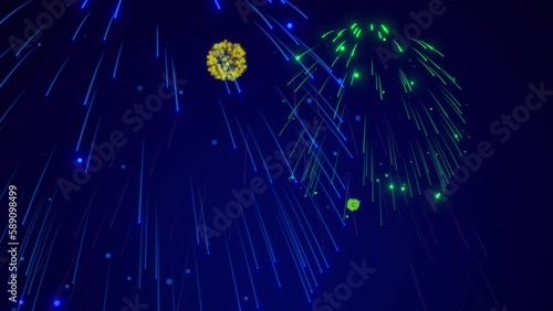 Colorful Fireworks 4K (Loop)