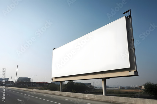 Billboard created with generative AI and post-processed