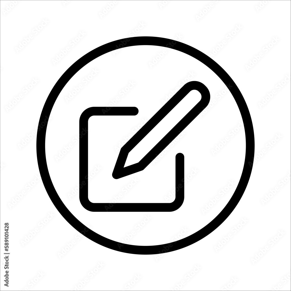Edit text icon, pencil icon for your web site design icon logo, app, UI. vector illustration on white background Edit text icon, pencil icon for your web site design icon logo, app, UI. vector illustration on white background