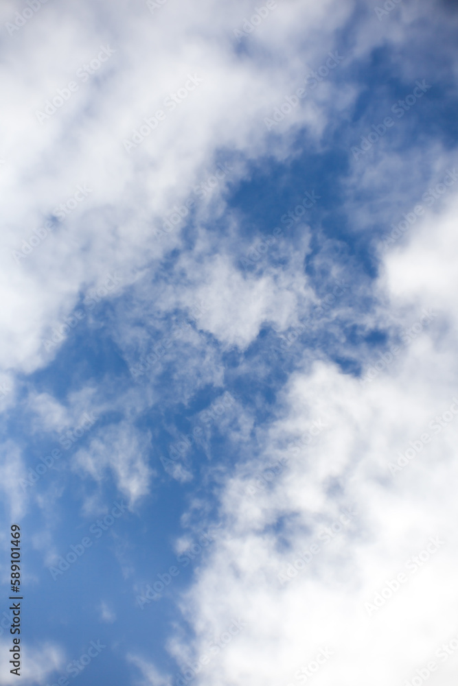 Blue sky with white clouds Blue sky with white clouds