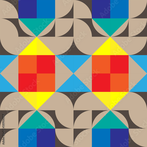 geometric background abstract background illustration on isolated brown background
