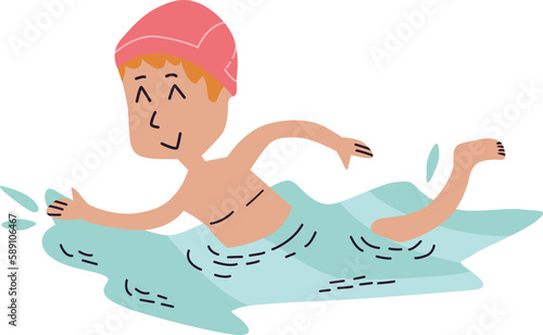 Cartoon Illustration of People doing activities. Sketch Art. Activity. Sports. Adventure.