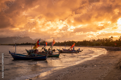 THAILAND PRACHUAP PRANBURI PAK NAM PRAN BEACH