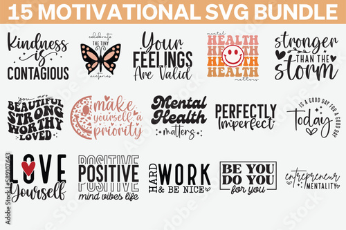 Motivational Bundle svg, Mental Health Clipart svg, Celebrate little wins svg, Stronger than the storm svg, Inspirational Svg, Kindness Svg, Inspirational Quotes Svg Bundle, Motivational Quotes Svg