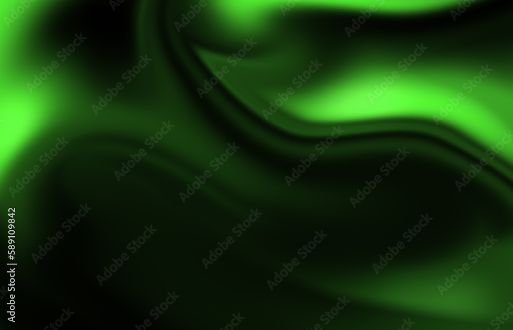 abstract green background with smooth lines