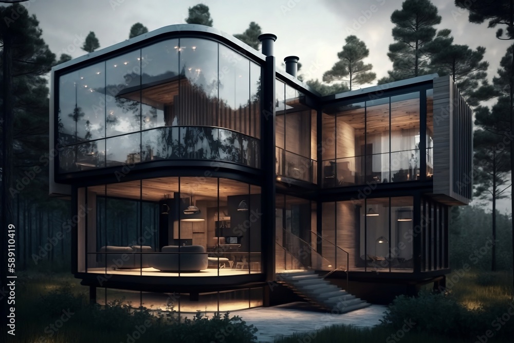 Fototapeta premium Architectural houses