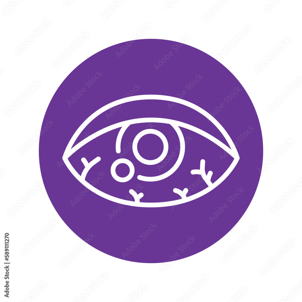 Dry Eye olor line icon. Pictogram for web page Dry Eye olor line icon. Pictogram for web page